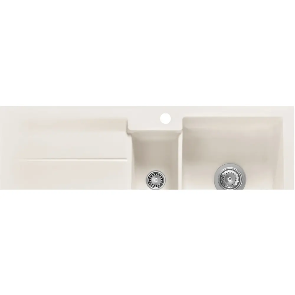 SYSTEMCERAM: Built- sink Genea 100, earthenware Magnolia 87634 100 cm