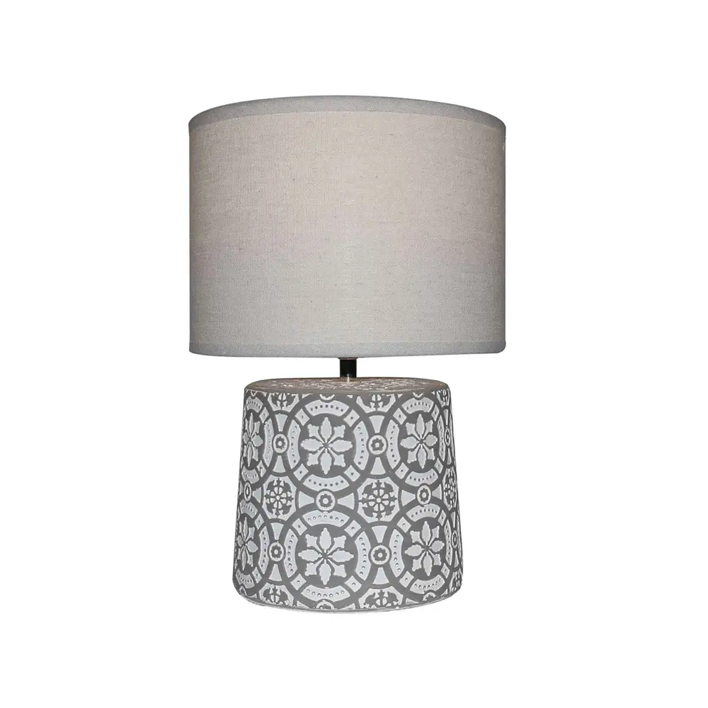 Table Lamp Meknes, 9" x 14" - Framed Canvas Print