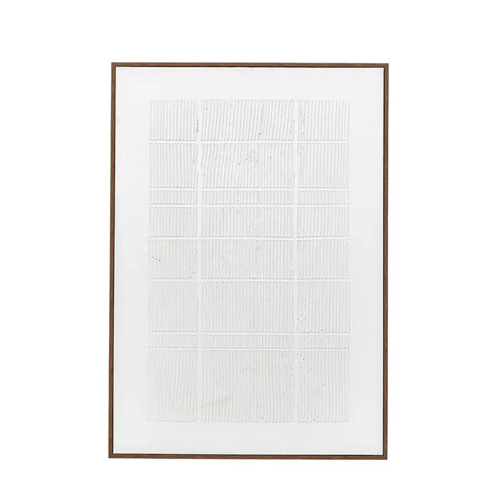 Textured Framed Canvas I - Natural