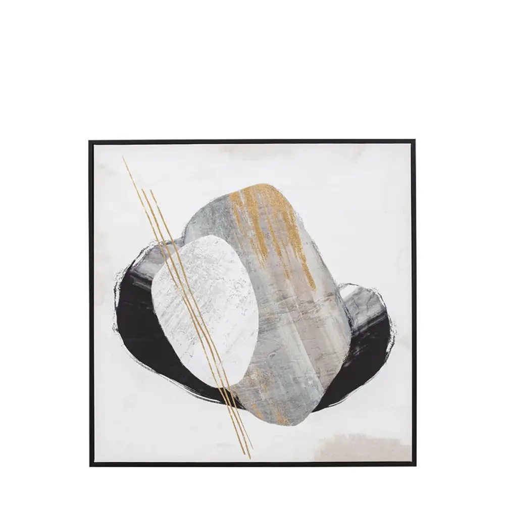 Through Dimensions I Framed Sailcloth - Black Frame