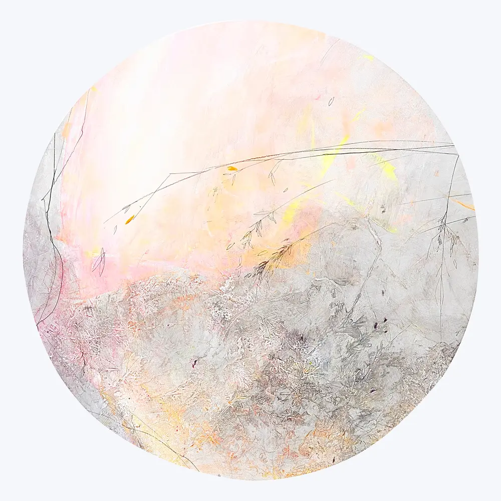 Through Moon II - 24x36 Inches