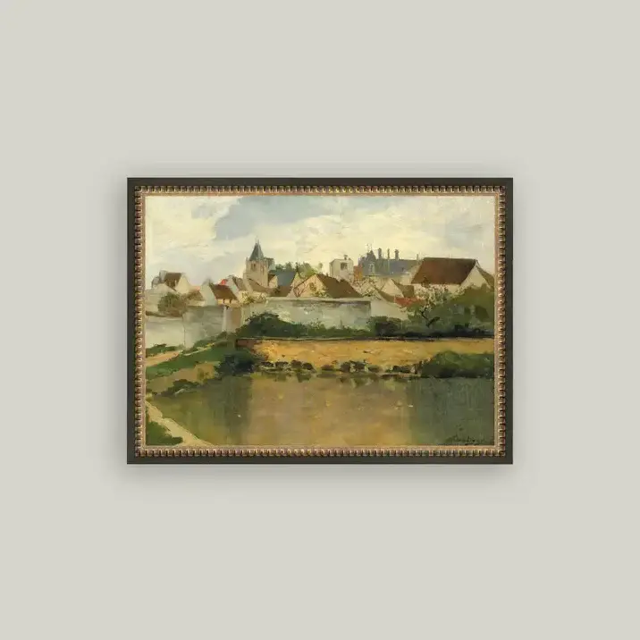 View Village | Framed | Ready to Hang