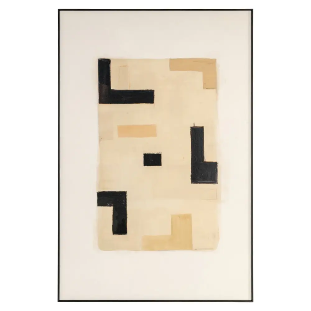 Vortex Wall Art - Taupe (Right)