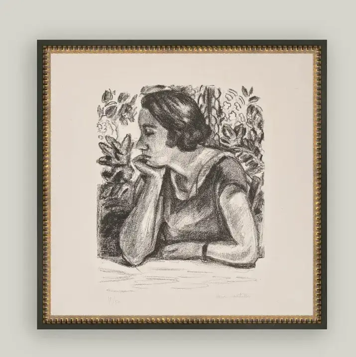 Woman Resting On Her Arm Hanging Hardware