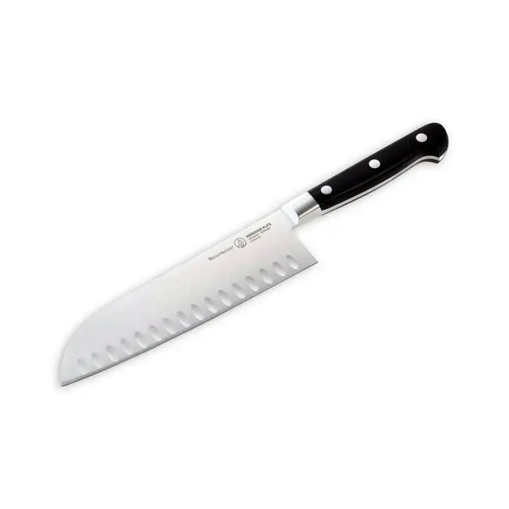 Meridian Elite Kullenschliff Santoku Knife - 7”
