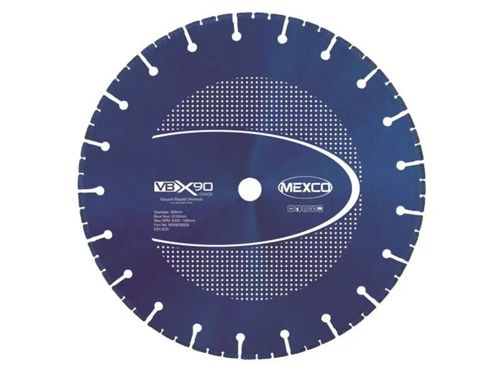 Mexco Vbx90 Grade General Diamond Blade 300 X 20Mm