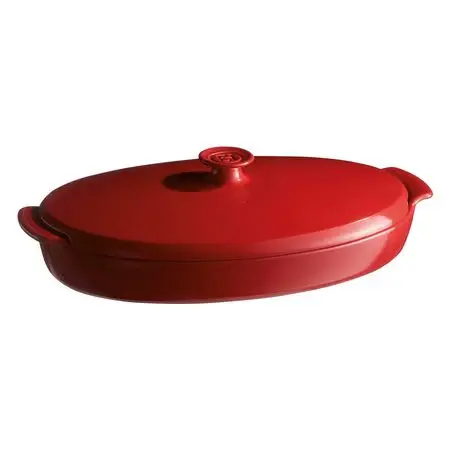 Non-Stick Oval Covered Baker / Fish Steamer