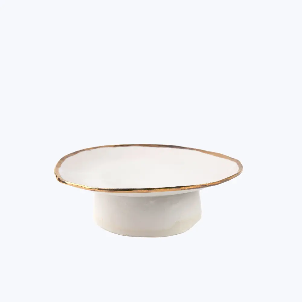 Pure Gold Cake Plate