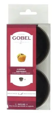 Gobel Box 6 muffin molds, 296512