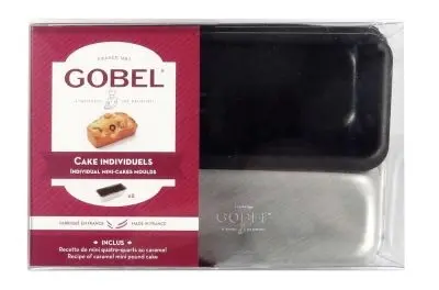 Gobel Box set 6 single serving cakes 13 x 7 x 8 cm, Quantity: 6 Boxes, 726630