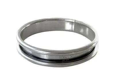 Gobel Box 6 Stainless Carbon Steel biscuits rings, 4/10th thickness, Ø55 mm height 12 mm, 834995