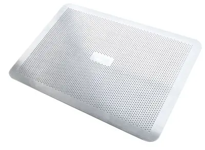 Gobel Easy Aluminium flat perforated pastry sheet, 400 x 300 x 10 mm, 5 pieces, 615535