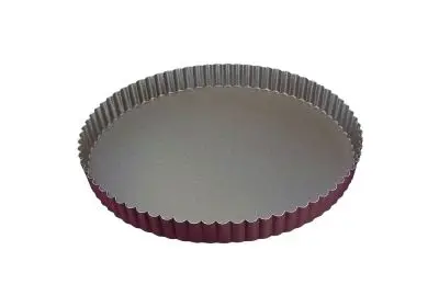 Gobel Easy Non-stick round fluted tart mold, Ø220/200 mm height 25 mm, 3 Units, 226322