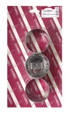 Gobel Efficient Stainless Mild Steel ice cream cake ring, Thickness 20/10th, Ø400 mm height 60 mm, 898270