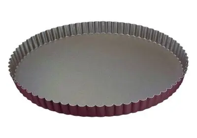 Gobel Extended-Life Non-stick round fluted tart mold, Ø300/280 mm height 25 mm, 3 Pieces, 226342