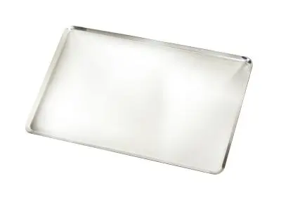 Gobel Extra-Strong Stainless Steel pastry sheet, 600 x 400 x 10 mm, 814590