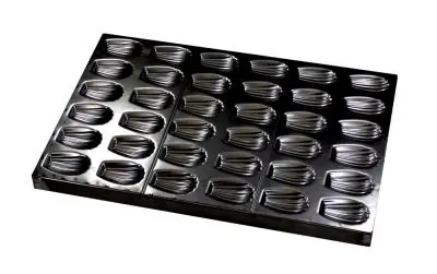 Gobel Glow Non-stick coating steel madeleines mold, 600 x 400 mm, 36 madeleines, 299108