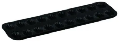 Gobel Non-stick obsidian 20 small madeleines baking sheet, 395 x 125 x 13 mm, 3 Count, 464510