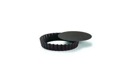 Gobel Non-stick round fluted tartlet mold, Removable bottom, Ø140/130 mm height 20 mm, 3 Count, 293490