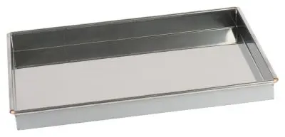 Gobel Professional Stainless Spring Steel baking sheet, internal 386 x 236 mm internal, external 400 x 300, height 35 mm, ...