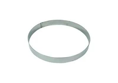 Gobel Quick-Connect Stainless High-Carbon Steel mousse ring, Thickness 10/10th, Ø180 mm height 45 mm, 865050