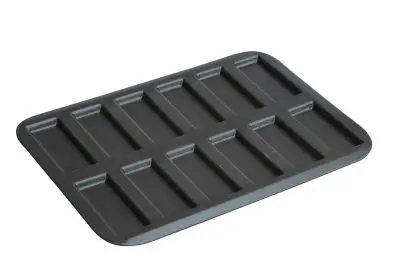 Gobel Shielded Non-stick mini-financiers or biscuits rose de Reims baking sheet, 290 x 198 mm, 3 Pieces, 267030