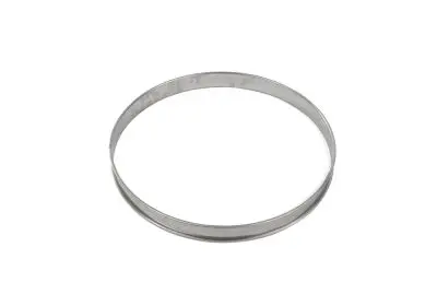 Gobel Stainless Carbon Steel deep tart ring, Spooled edges, 4/10 thickness, Ø220 mm height 27 mm, 834960