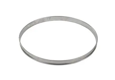 Gobel Stainless Carbon Steel tart ring, Coiled edges, 4/10 thickness, Ø260 mm / height 20 mm, 824980