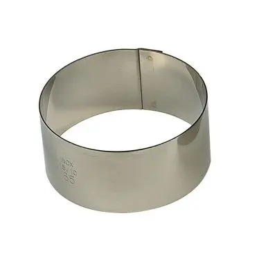 Gobel Stainless Steel round nonnette, Ø70 mm height 30 mm, 6 Pieces, 866040