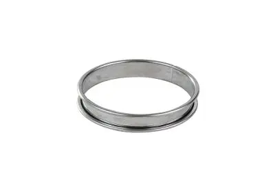 Gobel Stainless Tool Steel tart ring, Coiled edges, 4/10 thickness, Ø160 mm / height 20 mm, 824943