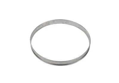 Gobel Stylish Stainless Steel tart ring, Rolled edges, 4/10 thickness, Ø220 mm / height 20 mm, 824960