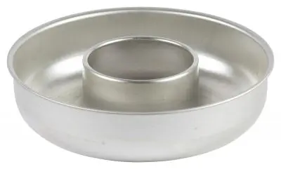 Gobel Tin plate deep savarin or ring mold, Ø240 mm, height 58 mm, 3 Individual, 154050