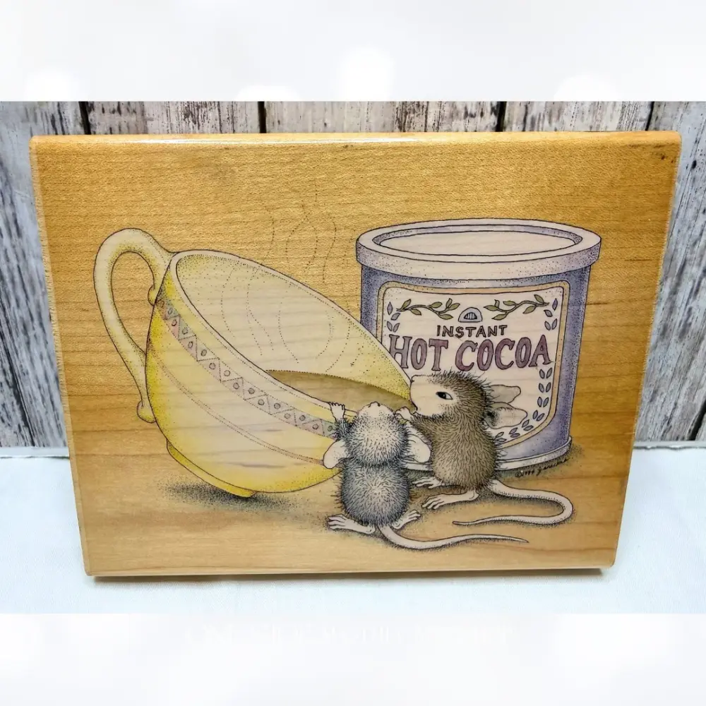 House Mouse TOASTY COCOA Rubber Stamp