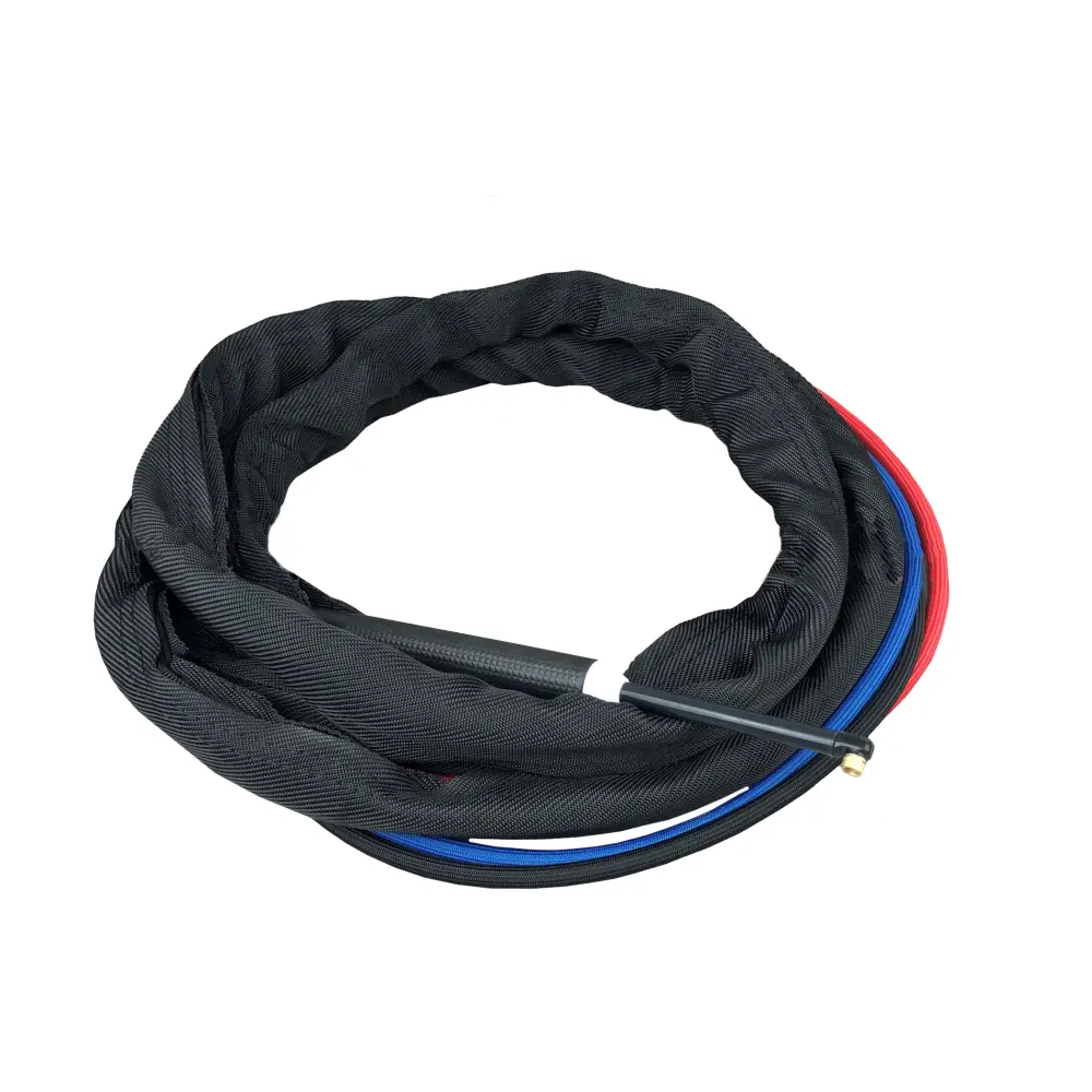 14 Series (140A) Water-Cooled Micro Torch w/35 Dinse Power Connection & 9mm Fast Connect Gas & Water Fittings