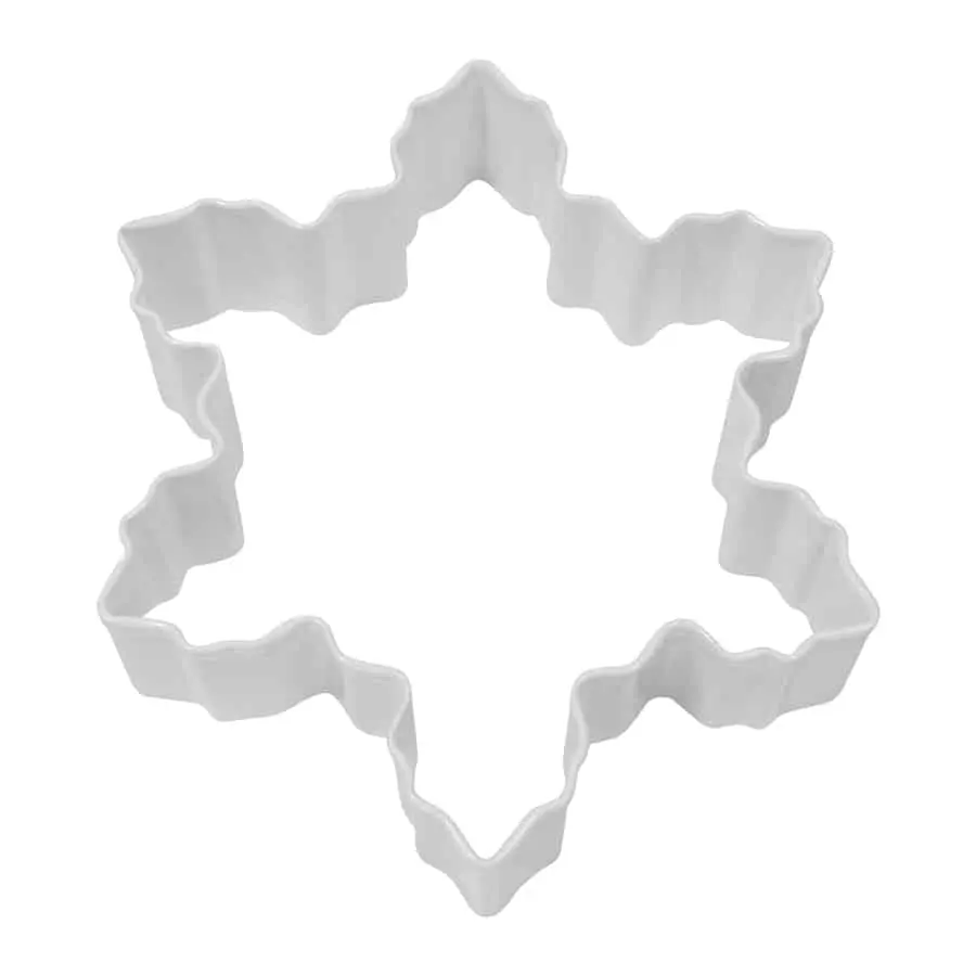 Snowflake Cookie Cutter ivory, 4")