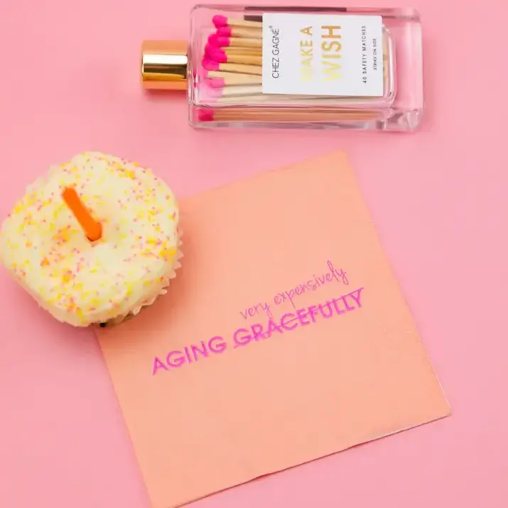 Aging Very Expensively - Cocktail Napkins