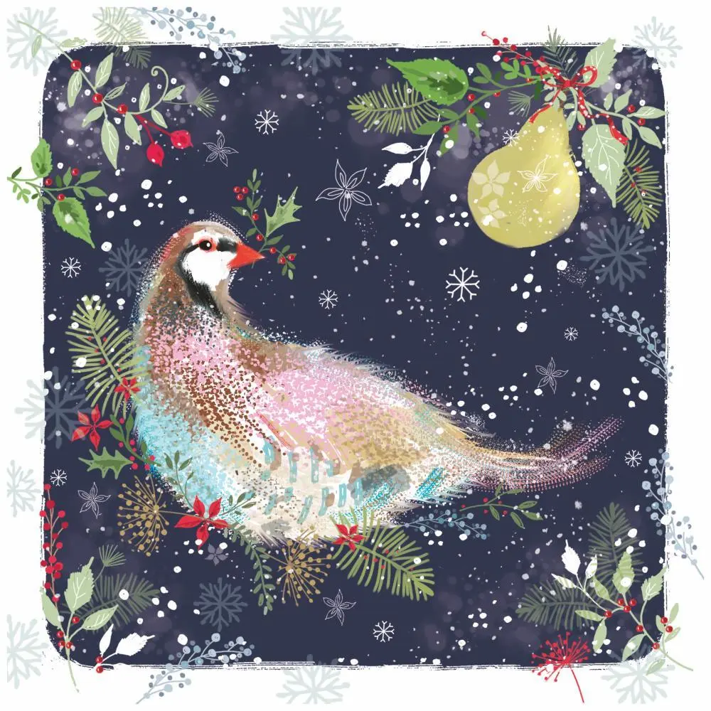 Christmas Eve Beverage Napkin