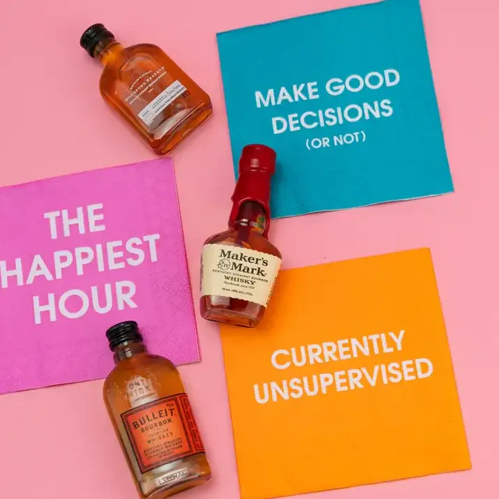Currently Unsupervised - Cocktail Napkins