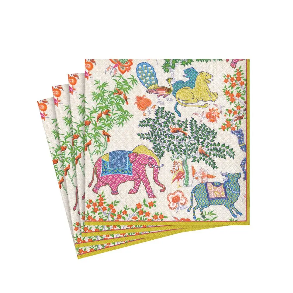 Le Jardin De Mysore Paper Cocktail Napkins - 20 Per Package