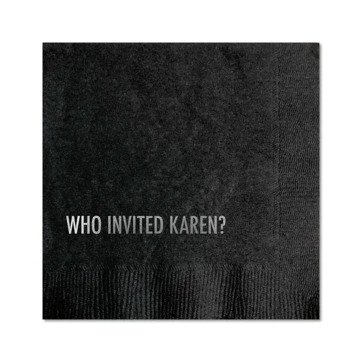 Karen Cocktail Napkin