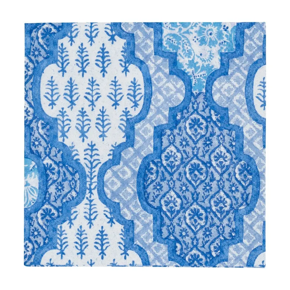 Provencale Cotton Cobalt Cocktail Napkins