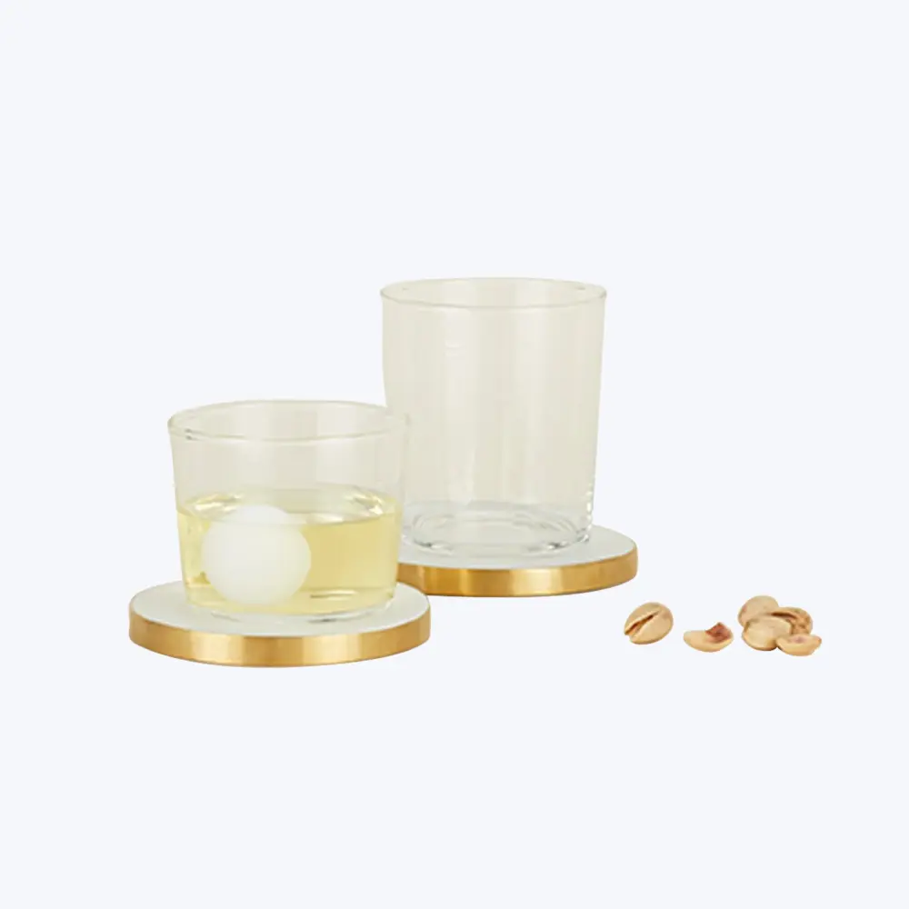 Simple Marble Coasters, Set 4
