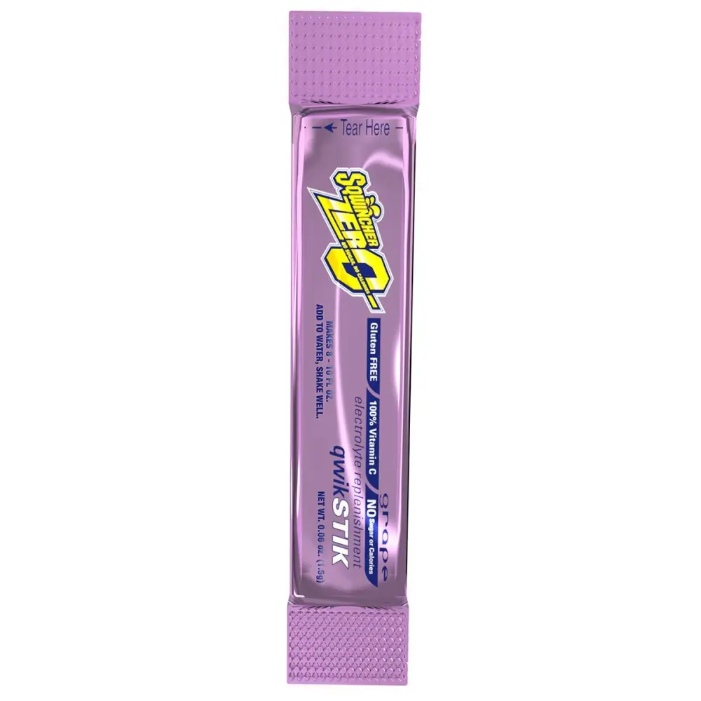 Sqwincher 060204-GR Sugar-Free Speedy Stick, Grape, 0.06 oz.