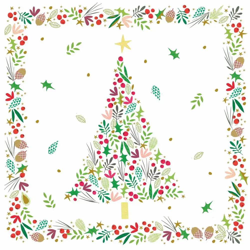 Turnowsky Christmas Beverage Napkins