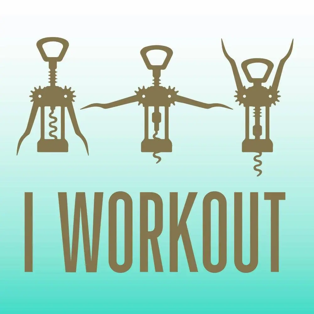 I Workout - Cocktail Napkins