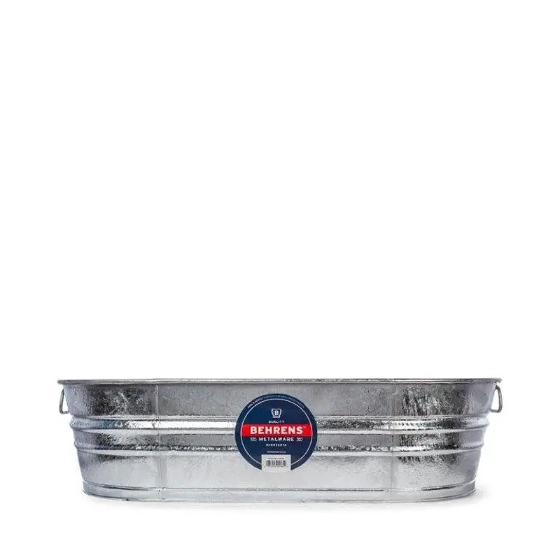 Behrens B33 Wash Tub, 33.5 gal Capacity, Hardened