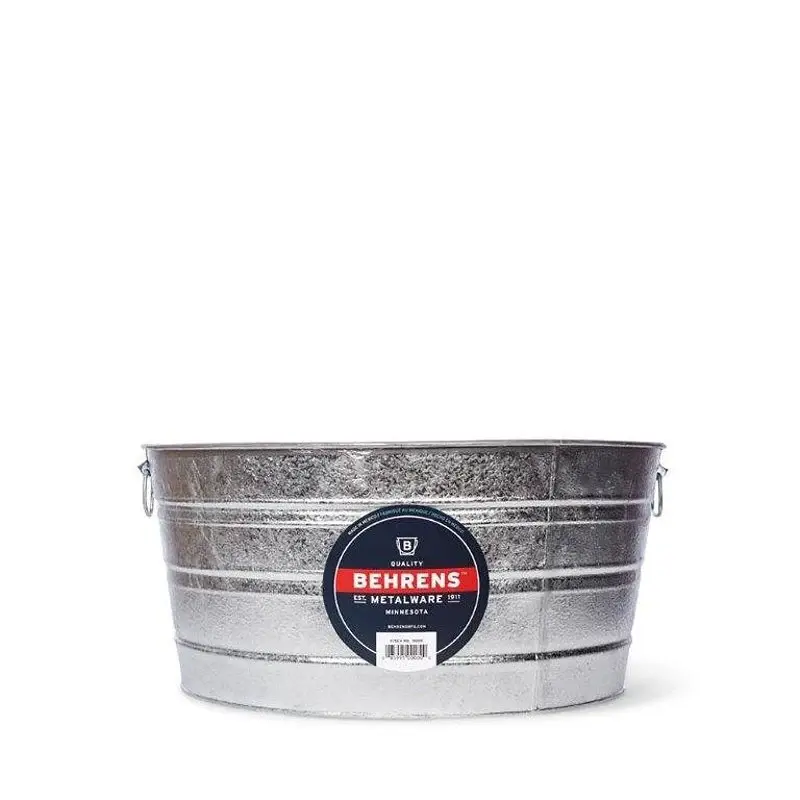 Behrens 3 Clean Tub, 17 gal Capacity, Steel