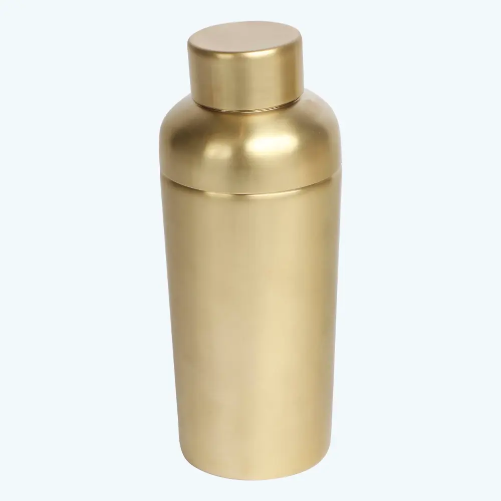 Stile Cocktail Shaker, Textured Gold