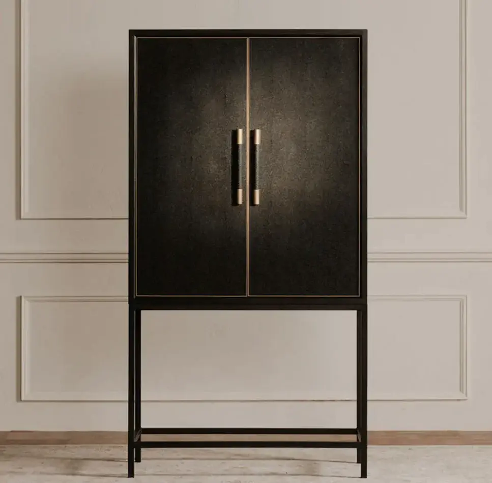 Solid Wood Mako Bar Cabinet