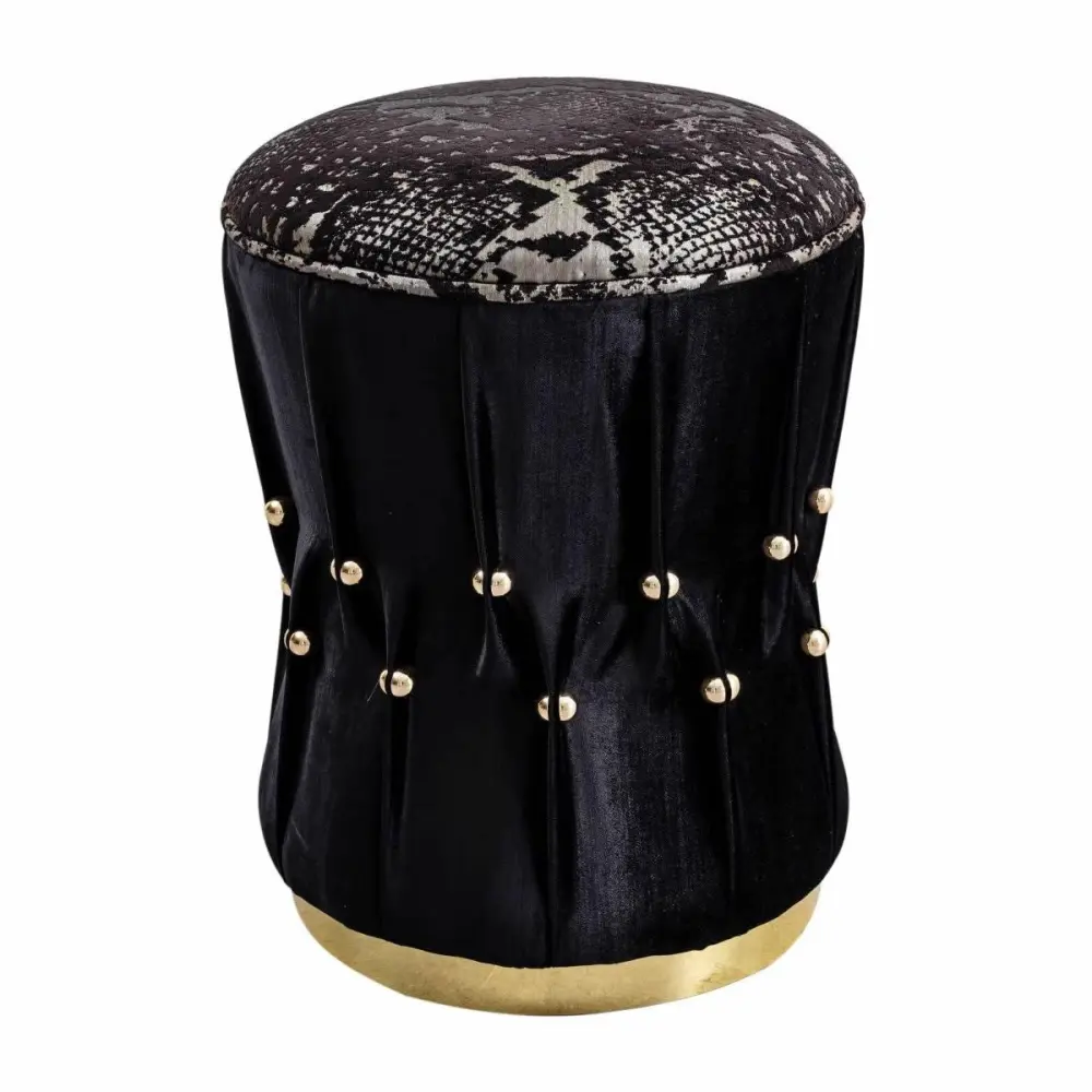 Diamond Modern Furniture NV Home Decor Stools GISELLEBLACK-OTT